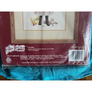 Photo of Needle treasures Jan hagara Victoria cross stitch kit