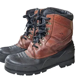 Photo of Donner Mountain Boots Womens 8M Leather Winter Snow Waterproof Hiking 74220-4