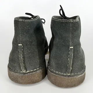 Photo of Johnston Murphy Suede Chukka Boots Mens 12 M Gray Blue Leather Ankle Shoes