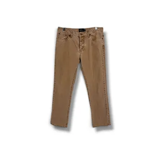 Photo of Vintage Y2K L.L. Bean corduroy pants men's 34x30 straight button fly tan khaki