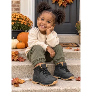 Photo of Timberland Euro Hiker Shell Water Resistant Toddler Boots Size 4 Black