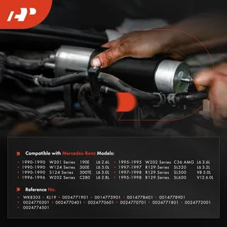 Photo of A-Premium Fuel Filter for Mercedes-Benz 190E 300E 300TE C280 SL320 SL500 SL600