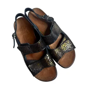 Photo of ANA-TECH USA Women's Size 39 US 7 Comfort Leather Strappy Sandal Shoes Bronze