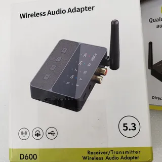 Photo of Qualcomm D600 Wireless Audio Adapter Bluetooth 5.3 Transmitter Receiver DAC