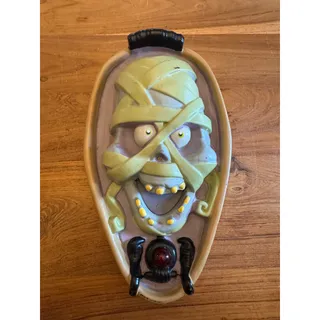 Photo of Gemmy Halloween Mummy Door Greeter Animated Plaque Light & Sound 