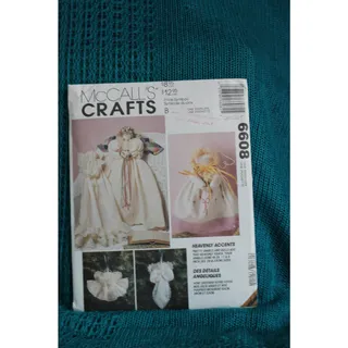 Photo of McCalls 6608 Sewing pattern Angel dolls 25in 11 in 9 in pillow case doll