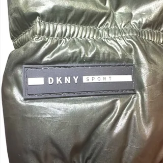 Photo of DKNY Sport Dark Green Quilted Puffer Premium Down Jacket