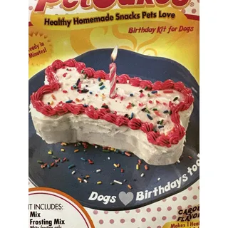 Photo of PetCakes Dog Birthday Cake Bone Shaped Pan ONLY NEW