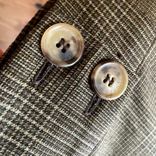 Photo of Michael Kors Wide-Leg Wool Plaid Trousers in Brown size 6
