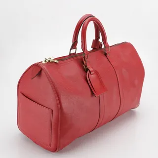 Photo of Louis Vuitton Keepall 45 in Red Epi Leather (Vintage 1995)