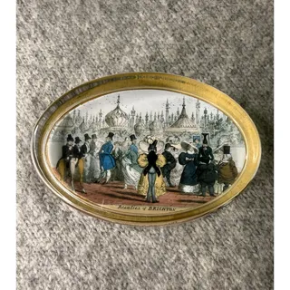 Photo of Vintage Beauties of Brighton Cruikshank Glass Dome Paperweight