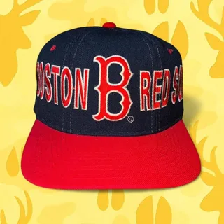 Photo of Vintage 90s Starter The Natural Boston Red Sox Wool Snapback Hat Spellout MLB