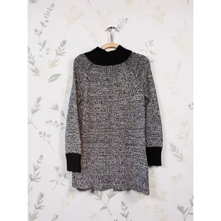 Photo of Victor Alfaro Glemaud Sweater Womens Large Black White Wool Blend Tunic