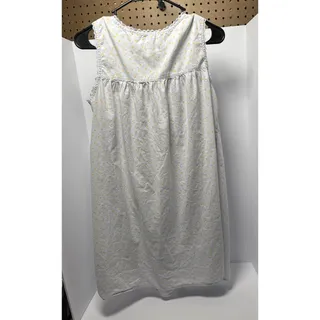 Photo of Croft & Barrow Short Cotton Nightgown Blue Yellow Orange Floral Women's Size S