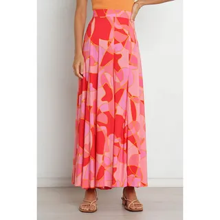 Photo of Petal & Pup Felicity High Waisted Wide Leg Abstract Print Pant Size Large