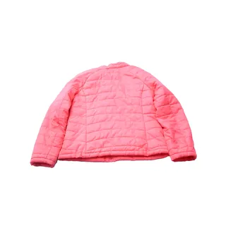 Photo of Faded Glory Girls Puffer Jacket M 8-10 Coral Freeze Quilted Full Zip Coat