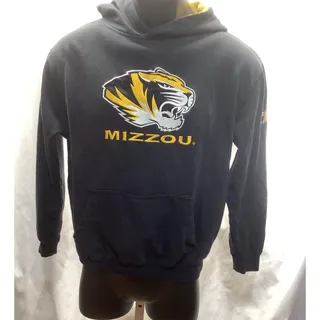 Photo of Mizzou Missouri Tigers Hoodie Youth Medium 12 14 Colosseum Black Pullover