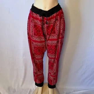 Photo of Disney Little Mermaid Sebastian Bandana (XL) Joggers Red Black