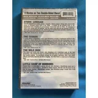 Photo of Classic Jack 4 Movies DVD: Studs Lonigan, The Terror, Wild Ride, Little Shop