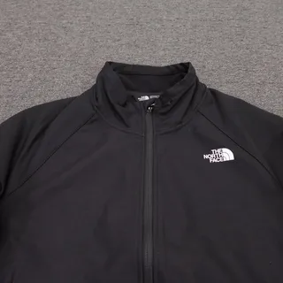 Photo of The North Face Jacket Womens Medium Black WindWall Softshell Full Zip Outdoor
