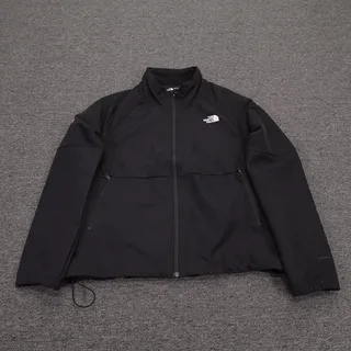 Photo of The North Face Jacket Womens Medium Black WindWall Softshell Full Zip Outdoor