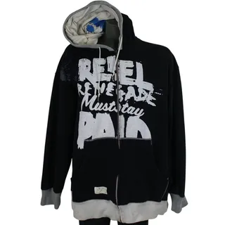 Photo of Vintage Y2k Rocawear AOP Grunge Distressed Full Zip Hoodie Hip Hop Baggy 4XL