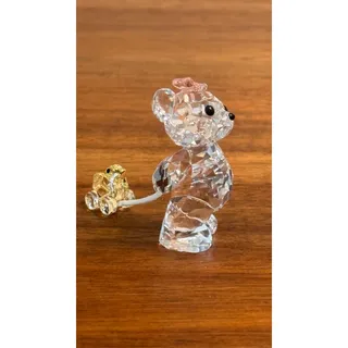 Photo of Swarovski Kris Bear “It’s a Girl” 949710 Retired Crystal Figurine