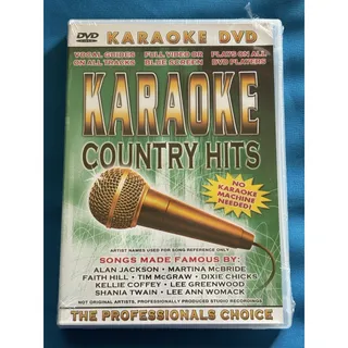 Photo of Karaoke Country Hits DVD Alan Jackson Tim McGraw Lee Greenwood NEW