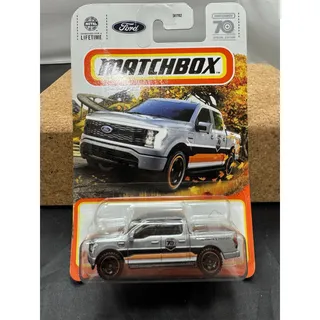 Photo of Matchbox 2023 70 Years #20/100 2022 Ford F-150 Lightning #HKW69 1:64 Scale