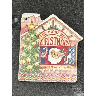 Photo of The Night Before Christmas Lucy Rigg Book Fold Out Ornament