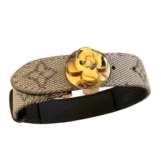 Photo of Louis Vuitton Monogram Mini Lin Good Luck Wish Bracelet