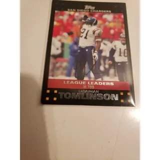 Photo of LaDainian Tomlinson 2007 Topps #404 - League Leaders - San Diego Chargers - NFL