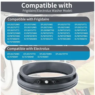 Photo of 5304505004 Washer Door Boot Seal Gasket for Frigidaire Electrolux 5304516744