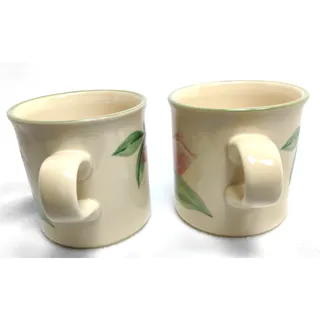 Photo of Set 2 Pfaltzgraff Garden Party Floral Coffee Mugs Retired Replacement USA