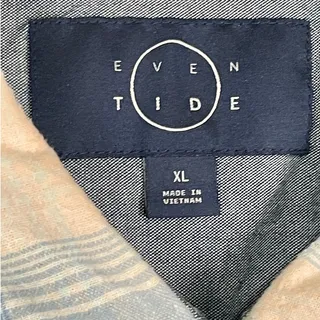 Photo of Even Tide brand Men's flannel long sleeve shirt XL size