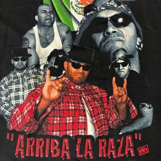 Photo of Vintage 1998 WCW nWo Chavo Guerrero Arriba La Raza Tee XL