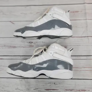 Photo of Nike Air Jordan 6 Rings Cool Grey GS 323419-121 Youth Sie 6Y Shoes