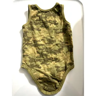Photo of Garanimals Sleeveless Green Camo Bodysuit Infant Size 18 M 100% Cotton