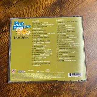 Photo of Pop Memories of the '60s: Blue Velvet by Various Artists (CD, 2009, 2 Discs)