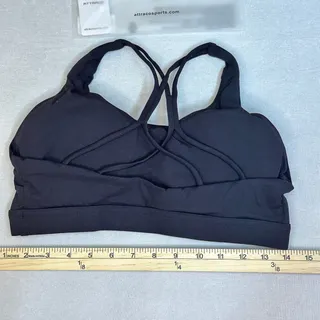 Photo of ATTRACO womens medium support sports bra with removable pads
