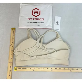 Photo of ATTRACO Women Back Sports Bra Removable Pads SMALL