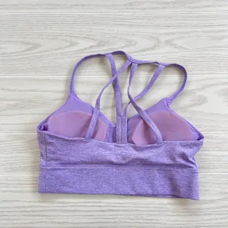 Photo of JoyLab Women’s Medium Lilac Purple Criss Cross Sports Bra