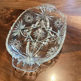 Photo of Vintage Anchor Hocking Divided Relish Dish