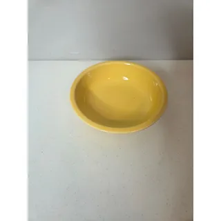 Photo of Fiestaware Vintage Yellow 4-Piece Place Setting Dinnerware Plate Cup Saucer