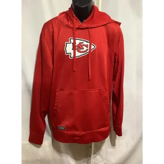 Photo of Kansas City Chiefs NFL Combine New Era Fleece Hoodie Sweatshirt Mens Medium Red