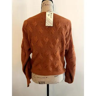 Photo of Everkaki Orange Sweater NWT Medium