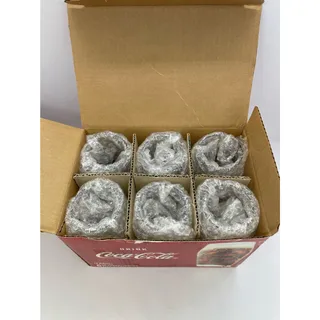 Photo of Libbey Coca Cola 17 oz Glasses Set of 6 NIB