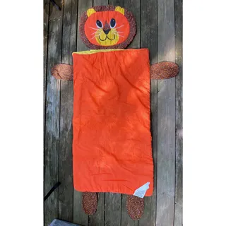 Photo of Vintage 1960s lion sleeping bag pajama party