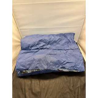 Photo of Lands' End Kids Sleeping Bag Lot 2 Blue Rodeo Cowboy Sheriff Stars Cotton Fleece
