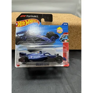 Photo of 2025 Hot Wheels Williams Racing F1 Blue #59 Track Aces JBC07 Short Card Variant